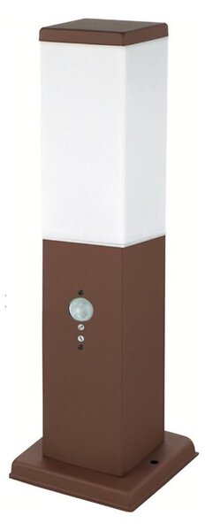 Brilagi - Venkovní lampa se senzorem NOVA 1xE27/15W/230V 40 cm IP44 hnědá