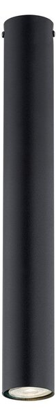 Stropní svítidlo TECNO 1L – černé, 1× GU10, šířka 6 cm