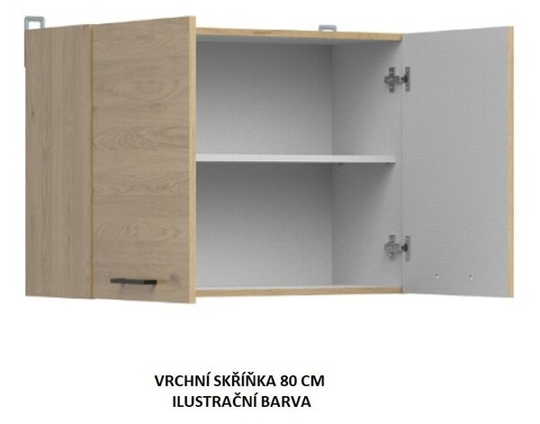 Kuchyň JUNONA MODUL VERZE2 BBL RAMKA 230 cm, bílá/grafit
