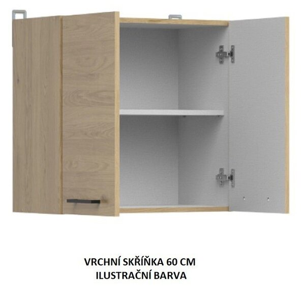 Kuchyň JUNONA MODUL VERZE2 BBL RAMKA 230 cm, bílá/grafit