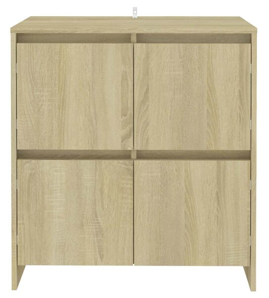 Příborníky 2 ks dub sonoma 70 x 41 x 75 cm kompozitní dřevo 3098091