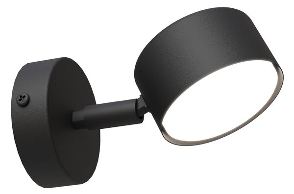 Nástěnné svítidlo SORA K1 – černé, 1× GX53, šířka 15 cm