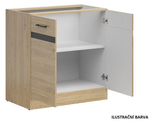 Junona Line skříňka BBL D2D/80/82, wenge/dub sonoma
