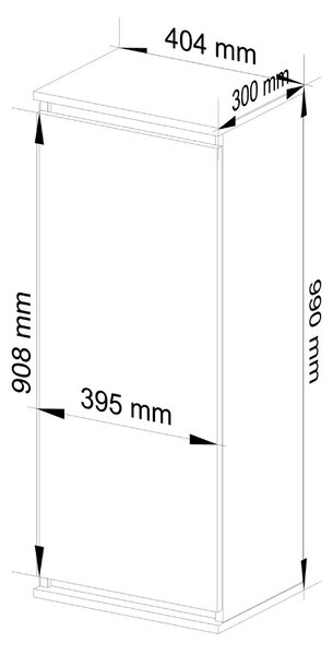 Ak furniture Závěsná skříňka Star 40 cm bílá
