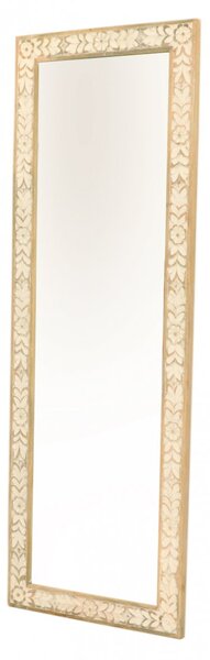 Zrcadlo Sita 60x170 z indického masivu mango