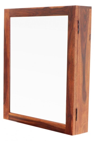 Zrcadlo Jali 50x60 z indického masivu palisandr
