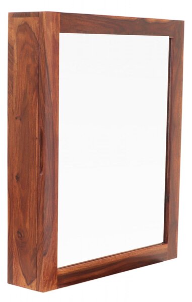 Zrcadlo Jali 50x60 z indického masivu palisandr