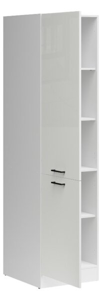 Junona Line Tafla skříňka D2D/50/195 L, bílá/bílá křída lesk