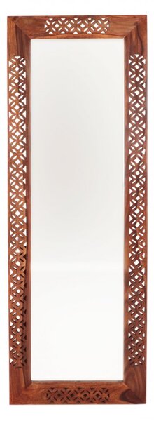 Zrcadlo Mira 60x170 z indického masivu palisandr
