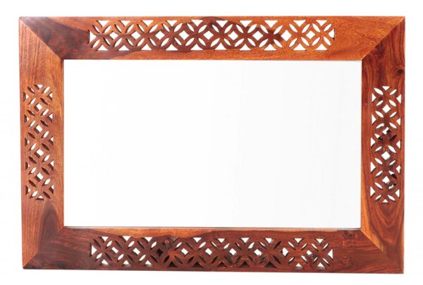 Zrcadlo Mira 60x90 z indického masivu palisandr