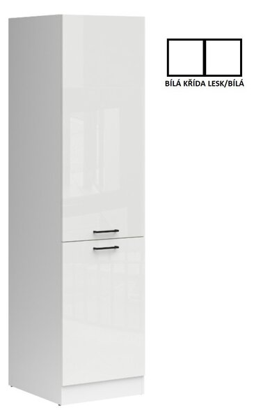 Junona Line Tafla skříňka D2D/50/195 L, bílá/bílá křída lesk