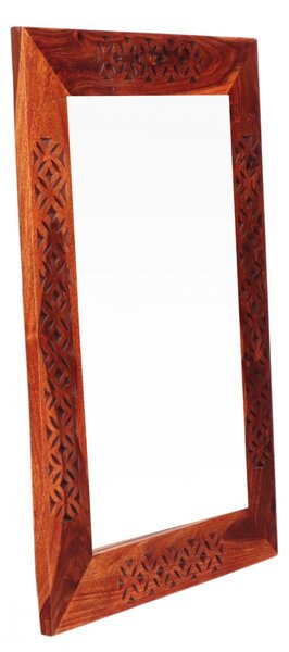 Zrcadlo Mira 60x90 z indického masivu palisandr