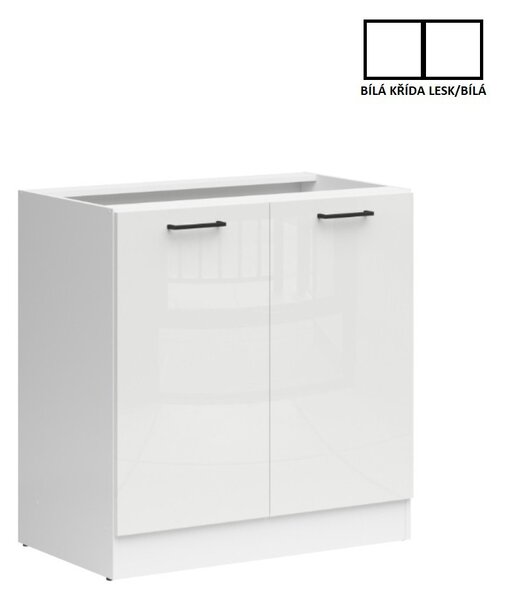 Junona Line Tafla skříňka BBL D2D/80/82, bílá/bílá křída lesk