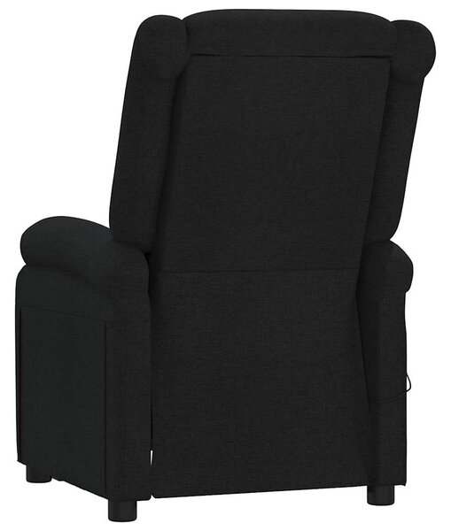 Elektrické polohovací křeslo černé textil 3098355