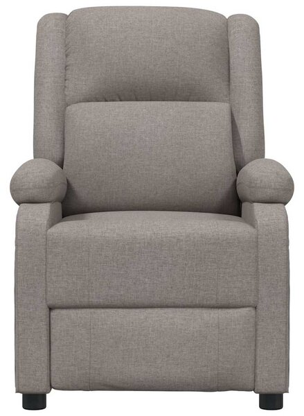 Elektrické masážní křeslo taupe textil 3098366