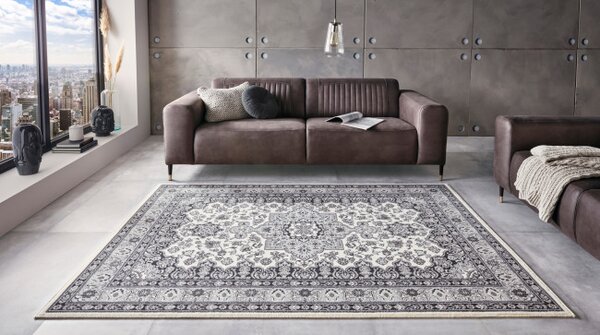 Koberec Hanse Home Mirkan Parun Täbriz krémový / šedý