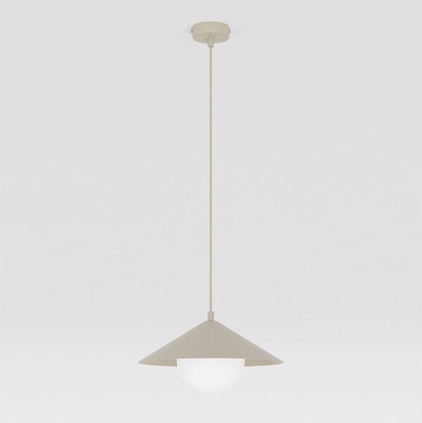 Závěsné svítidlo MONO 1S – moka, opálové sklo, 1× E14, šířka 40 cm