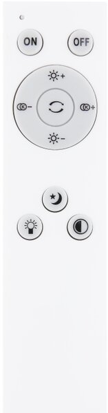 GLOBO Smart LED stropní svítidlo Sonny ⌀ 50,5cm, 2700-6500K Barva: Černá