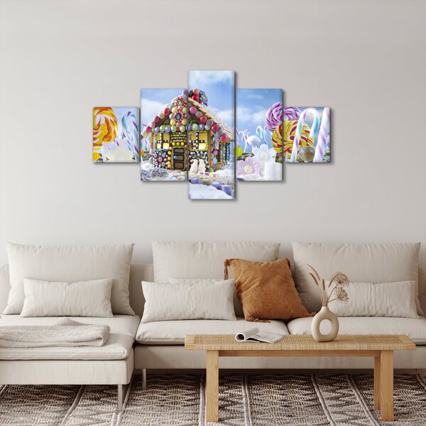 Obraz - Perníková chaloupka (125x70 cm)