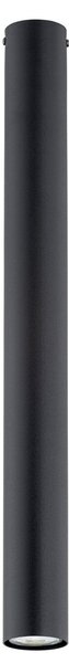 Stropní svítidlo TECNO 1XL – černé, 1× GU10, šířka 6 cm