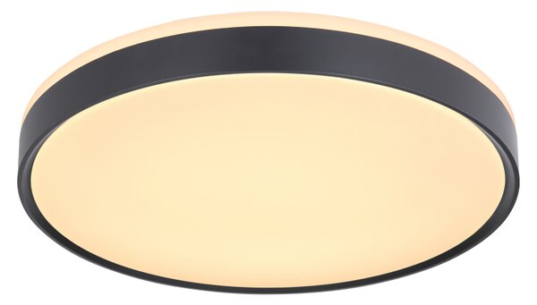 GLOBO Smart LED stropní svítidlo Sonny ⌀ 50,5cm, 2700-6500K Barva: Černá