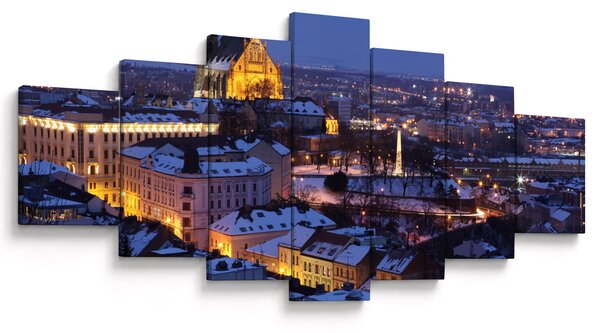 Obraz - Katedrála sv. Petra a Pavla, Brno, Česká Republika (210x100 cm)