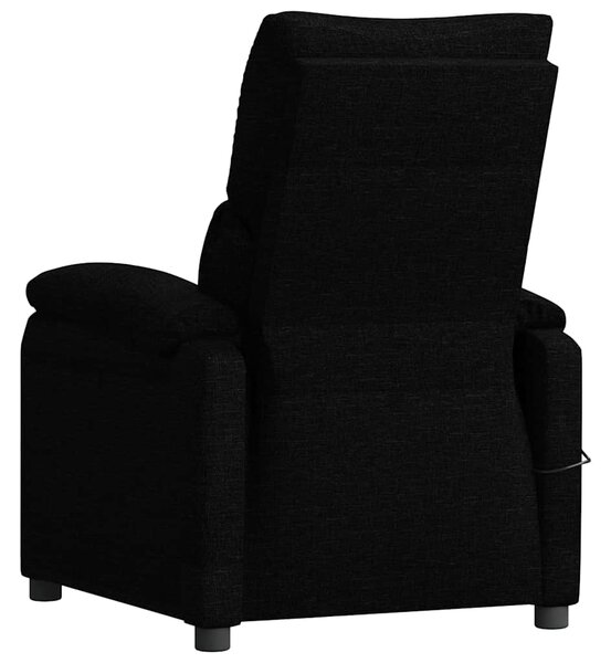 Elektrické polohovací křeslo černé textil 3098427