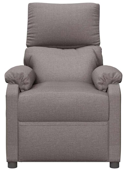 Elektrické polohovací křeslo taupe textil 3098432