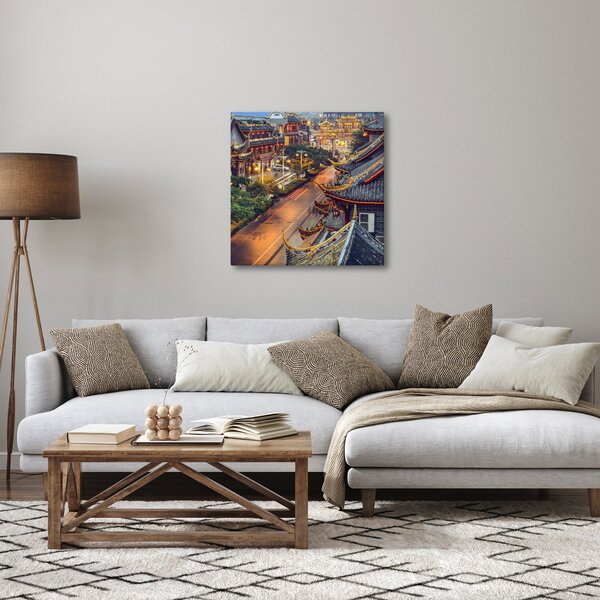 Obraz - Qintai Road, Čcheng-tu, Čína (30x30 cm)
