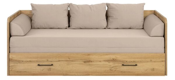 TETRIX postel LOZ/80/160, dub wotan/Modone 9702