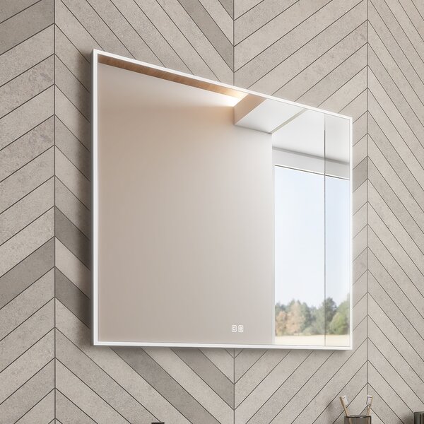 Nimco LED zrcadlo 27W, 60x60 cm se dvěma dotykovými senzory