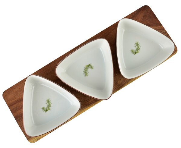 Mondex Sada 3 ks servírovacích misek Modern Kitchen I bílá