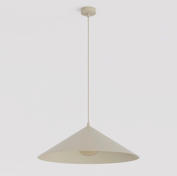Závěsné svítidlo MONO 1L – moka, jantarové sklo, 1× E14, šířka 50 cm