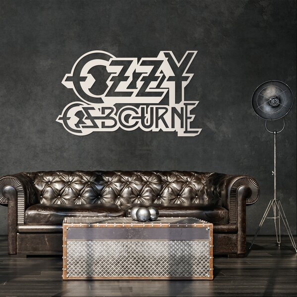 DUBLEZ | Dřevěné logo - Ozzy Osbourne | Obraz