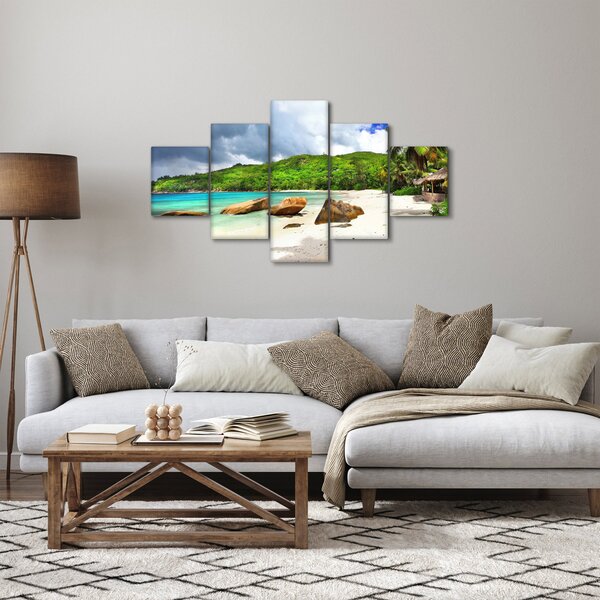 Obraz - Takamaka, Seychely (125x70 cm)