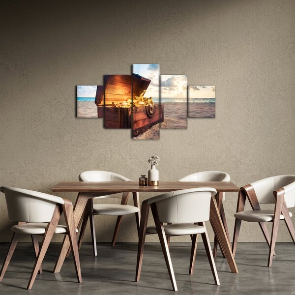 Obraz - Poklad na pláži (125x70 cm)