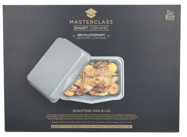 Pekáč na pečení MasterClass 40 x 28 cm nepřilnavý MCCER04GRY