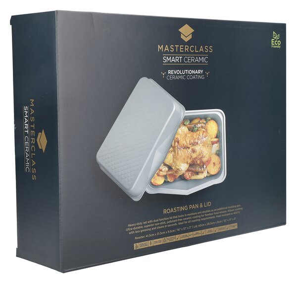 Pekáč na pečení MasterClass 40 x 28 cm nepřilnavý MCCER04GRY