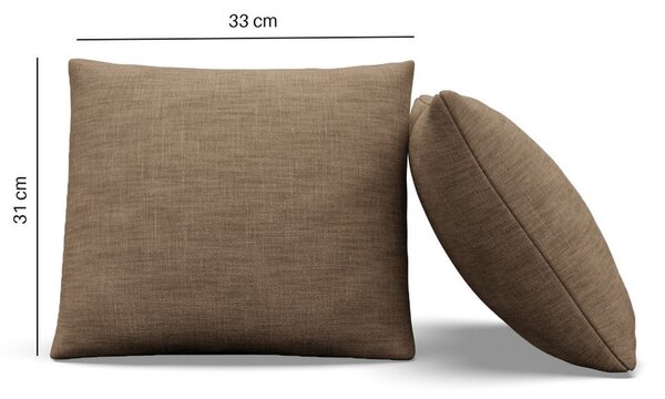Set polštářů - LUX 35x35 cm Hnědá