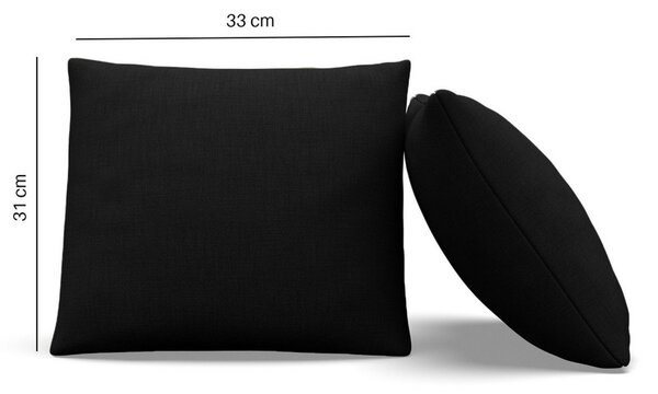 Set polštářů - LUX 35x35 cm Černá