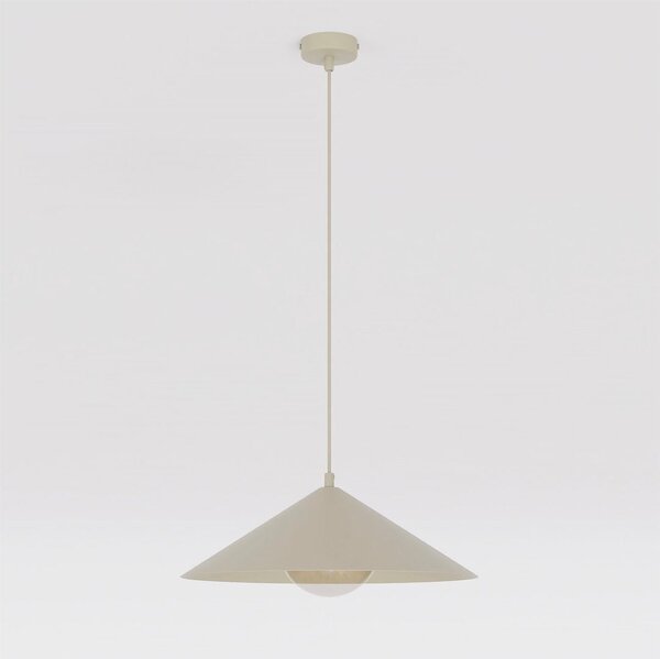 Závěsné svítidlo MONO 1M – moka, jantarové sklo, 1× E14, šířka 40 cm