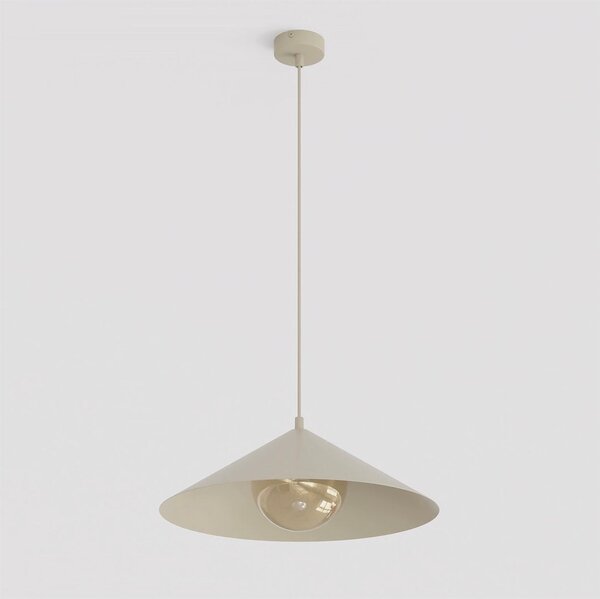 Závěsné svítidlo MONO 1M – moka, jantarové sklo, 1× E14, šířka 40 cm