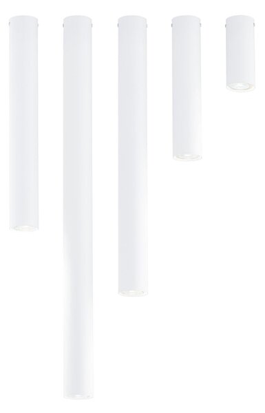 Stropní svítidlo TECNO 1M – bílé, 1× GU10, šířka 6 cm