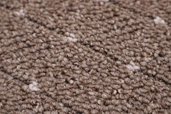 Condor Carpets, Metrážový koberec Udinese hnědý - neúčtujeme odřezky z role, na míru, šíře 4m, hnědá, filc, chodba / předsíň