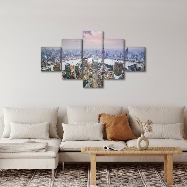 Obraz - Shanghai, Čína (125x70 cm)