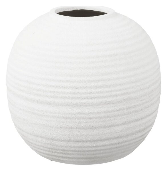 LÉTO -15% Nordic Living Bílá keramická váza Nunu 30 cm