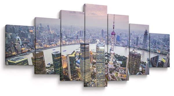 Obraz - Shanghai, Čína (210x100 cm)