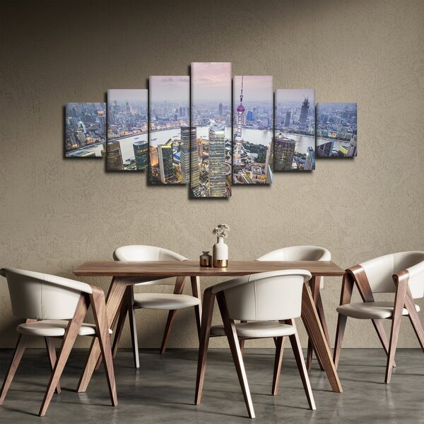 Obraz - Shanghai, Čína (210x100 cm)