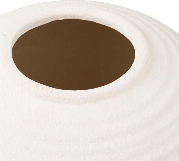 LÉTO -15% Nordic Living Bílá keramická váza Nunu 30 cm