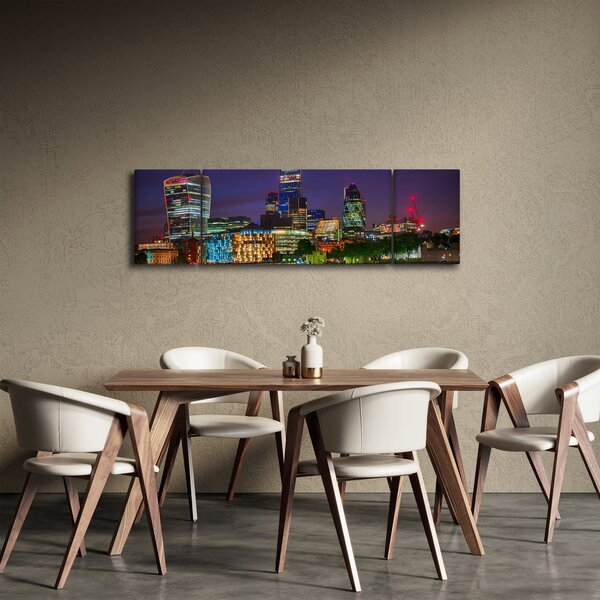 Obraz - Večerní Londýn (170x50 cm)